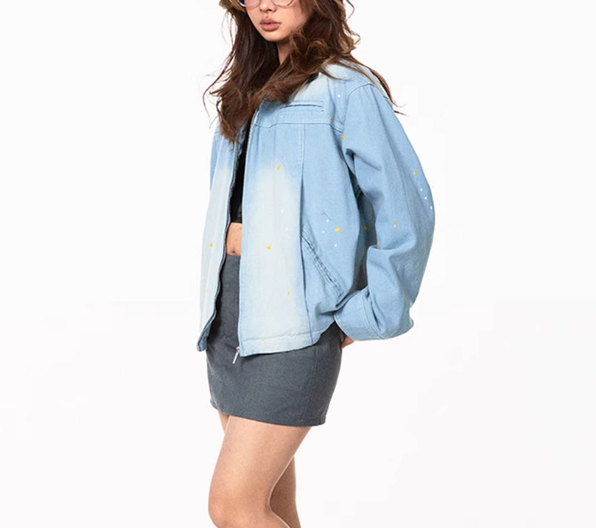 Splash Ink Denim Jacket