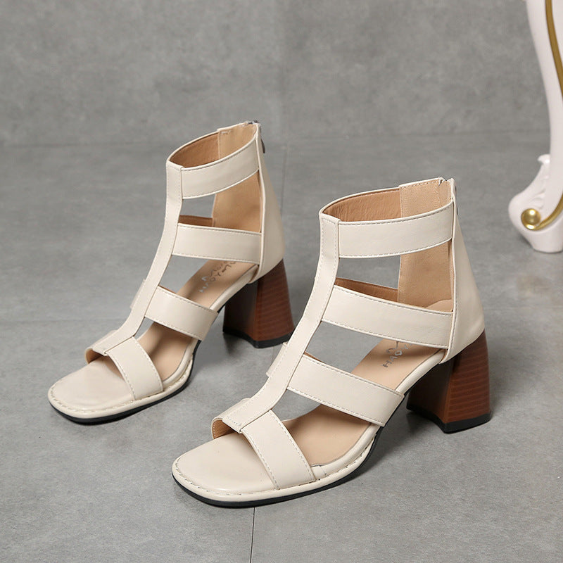 Summer Heel Sandals For Women