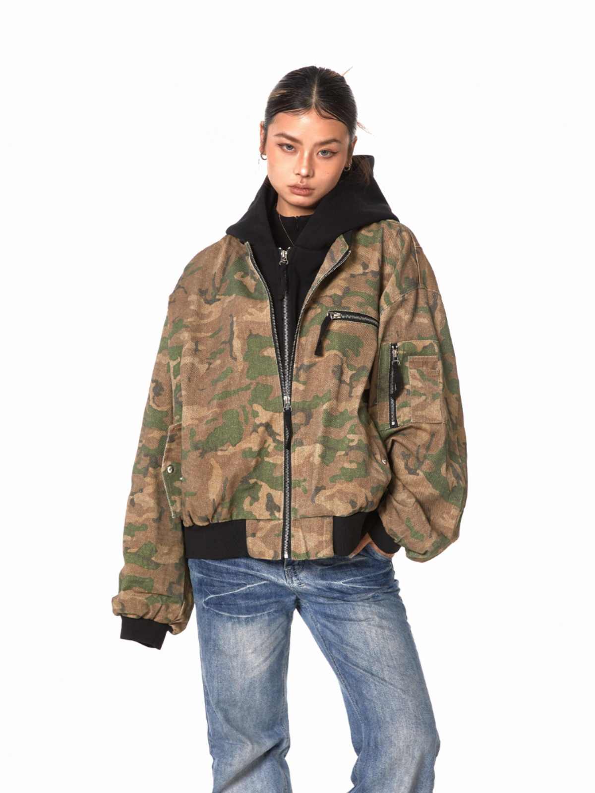 Camouflage Loose Jacket