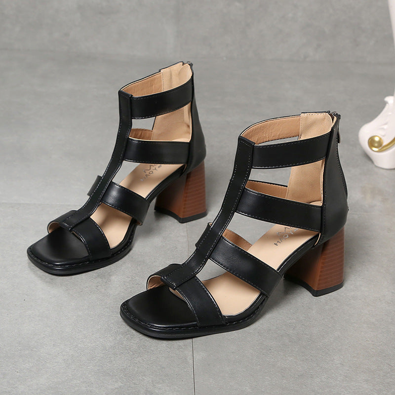 Summer Heel Sandals For Women
