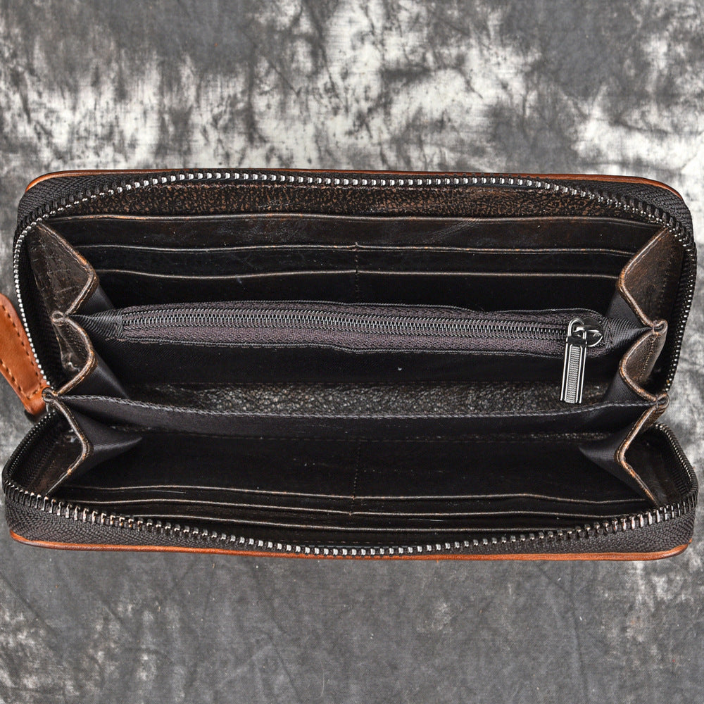 European And American Casual Leather Wallet