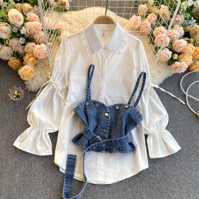Hong Kong Style Retro Two-piece Stack