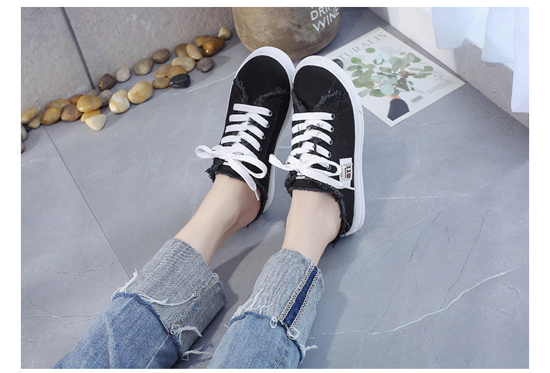 Modische und bequeme Canvas-Sneakers