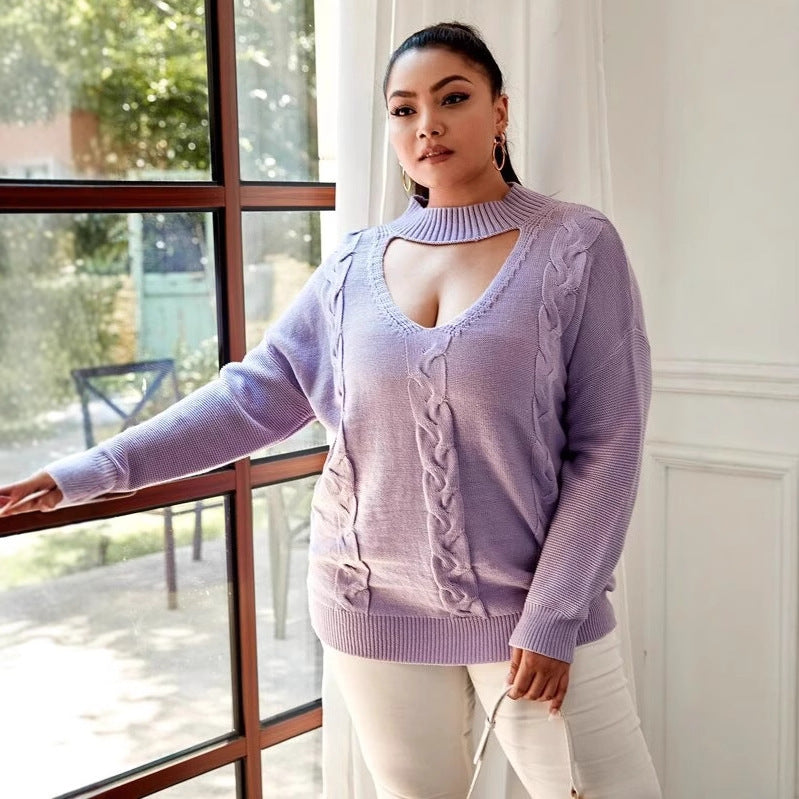 Large Size Women's Sweater