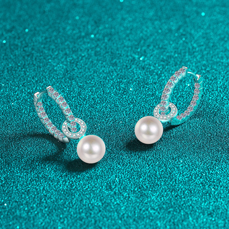 Silver Freshwater Pearl Earrings