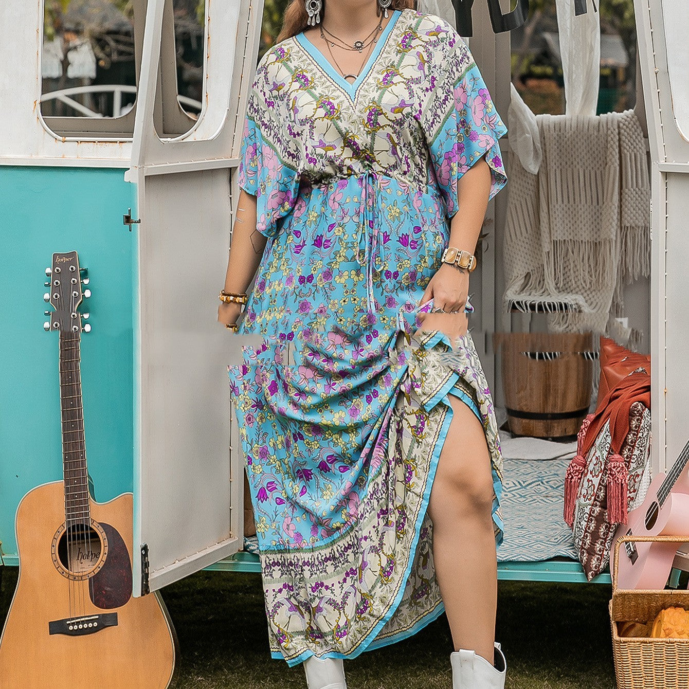 Leisure Vacation Women's Full-length Dress