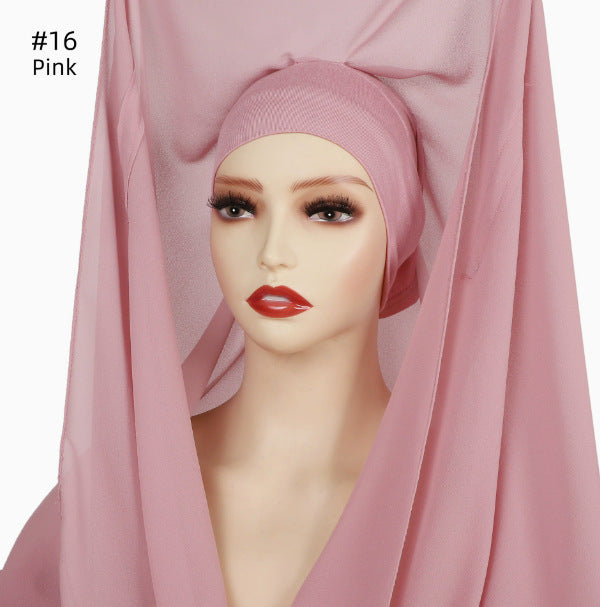 Lazy Chiffon Convenient Headscarf