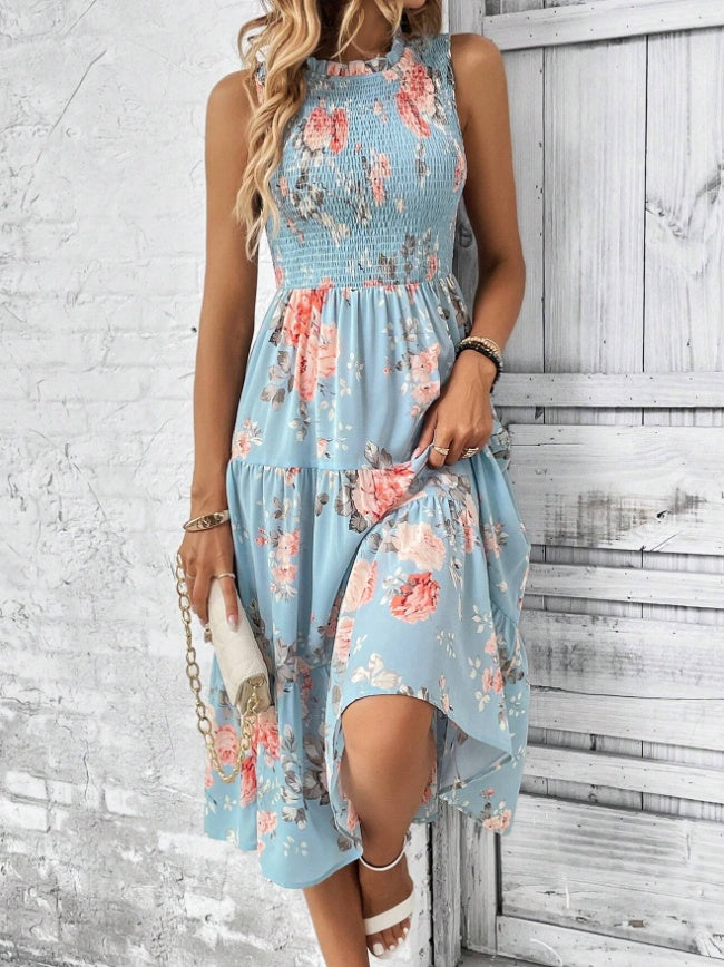 Floral Print Beach Outfits Women