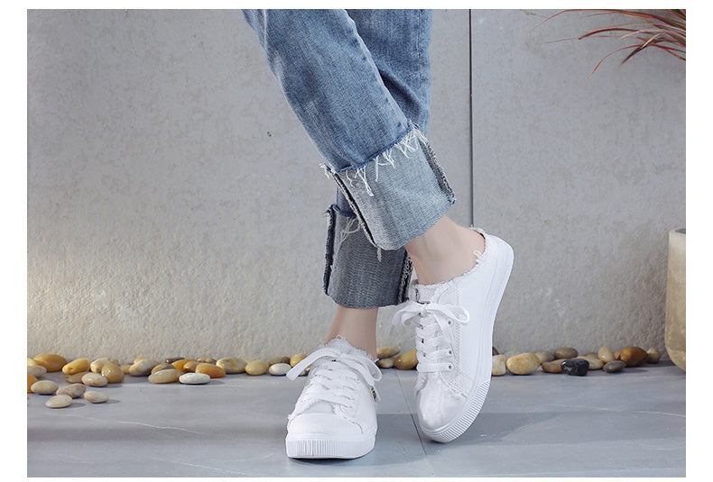 Modische und bequeme Canvas-Sneakers