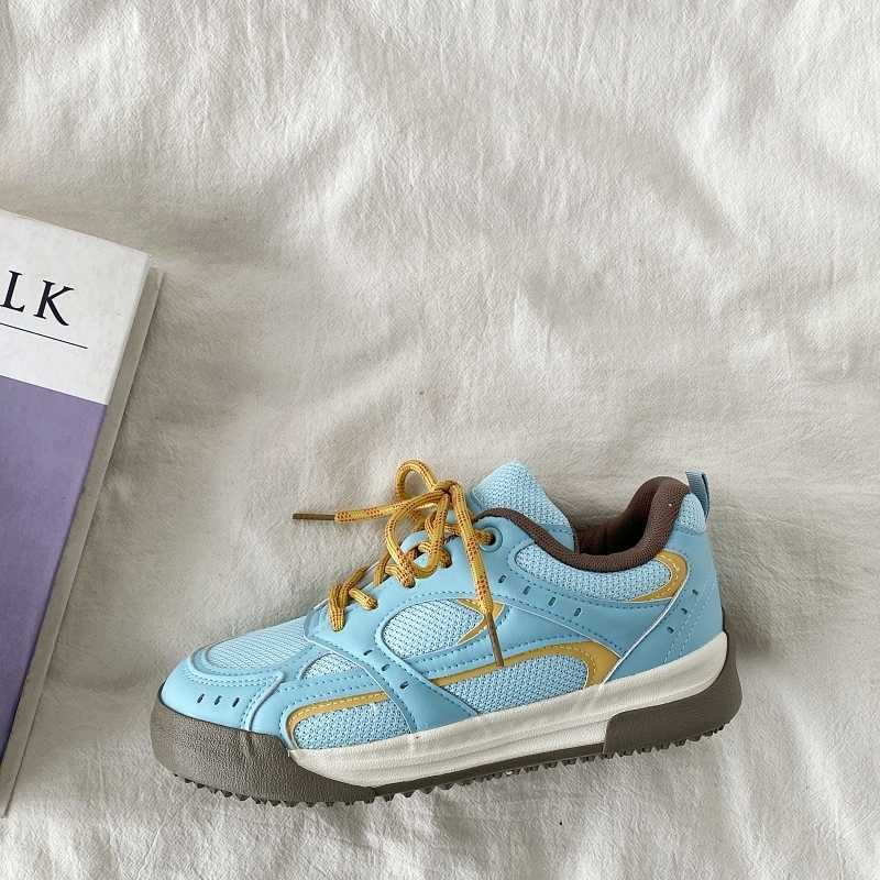 Blue Breathable Shoes For Women