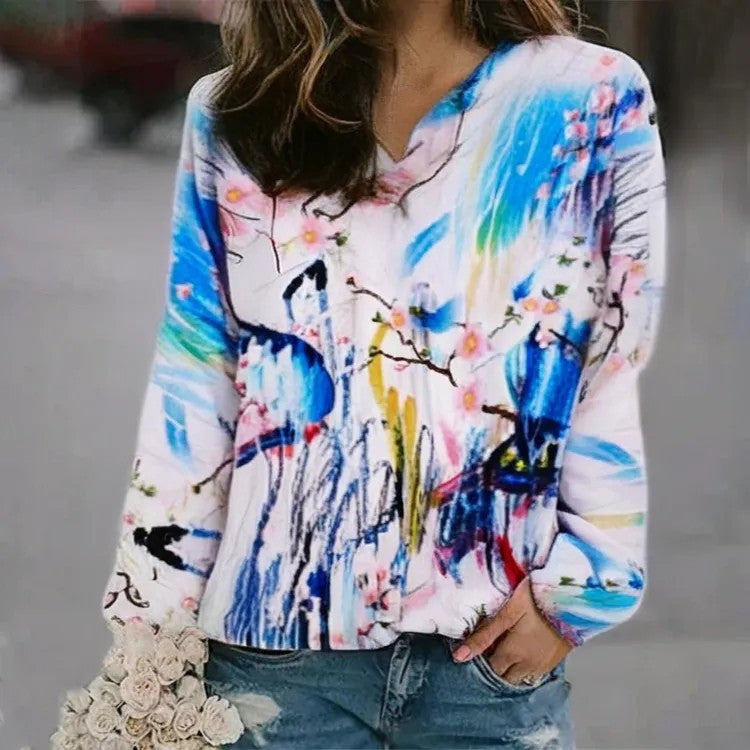 Digital Printed Women's Sweater