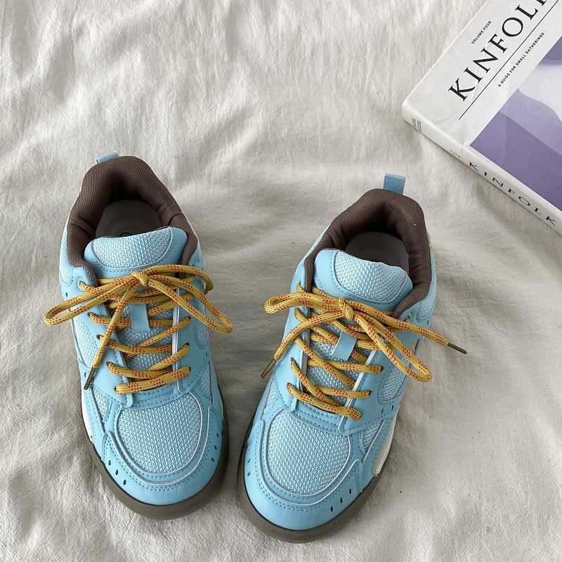 Blue Breathable Shoes For Women