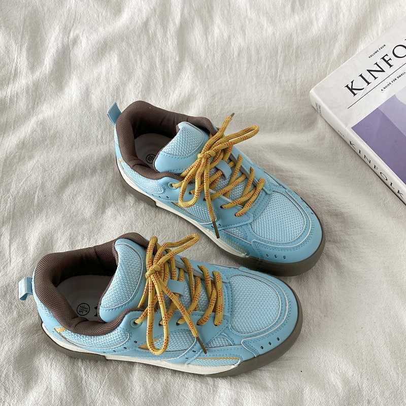 Blue Breathable Shoes For Women
