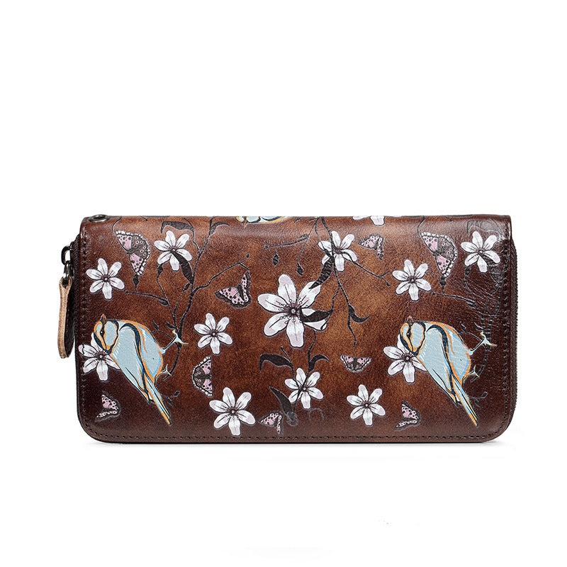 Women's Fashion Vintage Cowhide Wallet