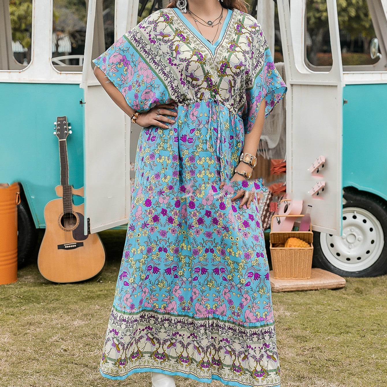 Leisure Vacation Women's Full-length Dress