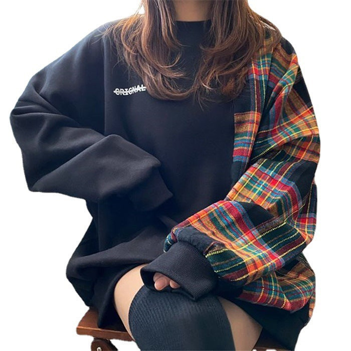 Sleeve Pullover Sweatshirt