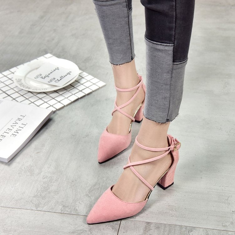 Korean Fashion High Heel Sandals