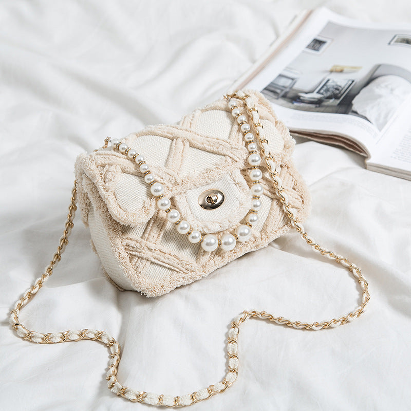 Lingge Pearl Female Bag