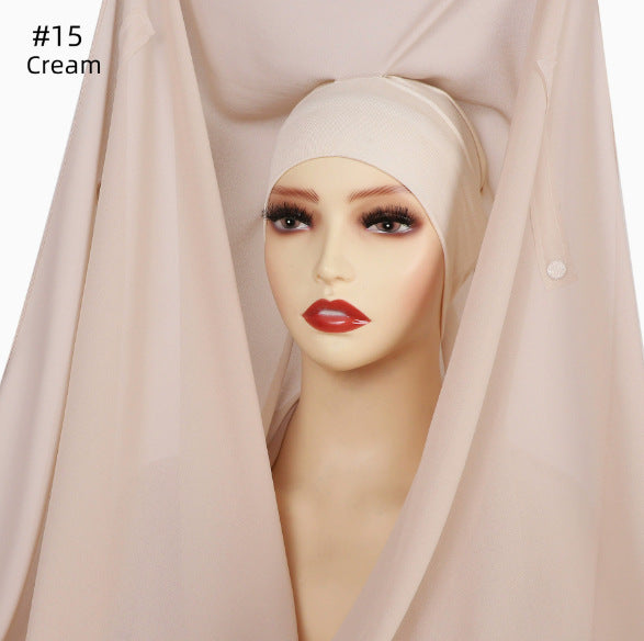 Lazy Chiffon Convenient Headscarf