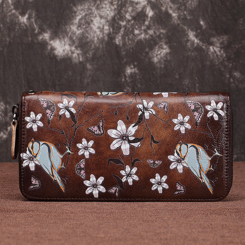 Women's Fashion Vintage Cowhide Wallet