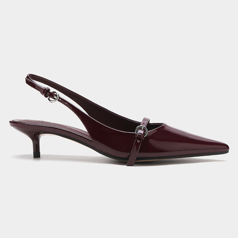 Slingback Strap Mules Shoes