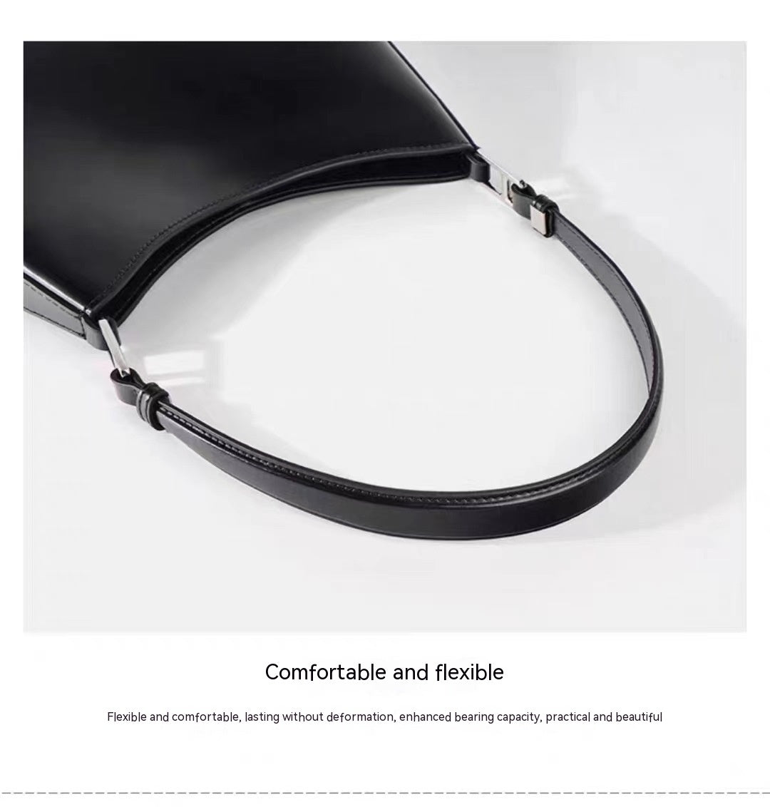 Genuine Leather Underarm Women's Bag
