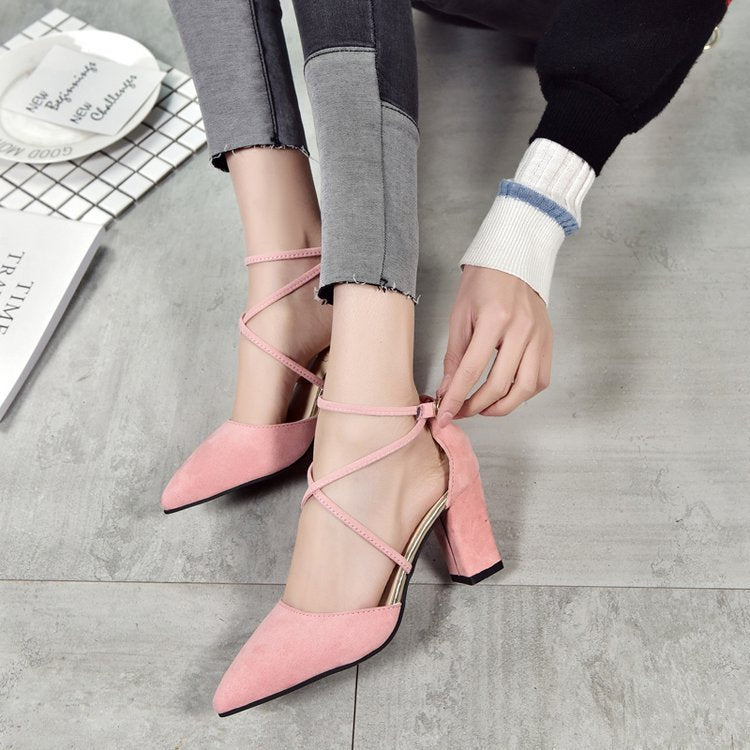 Korean Fashion High Heel Sandals