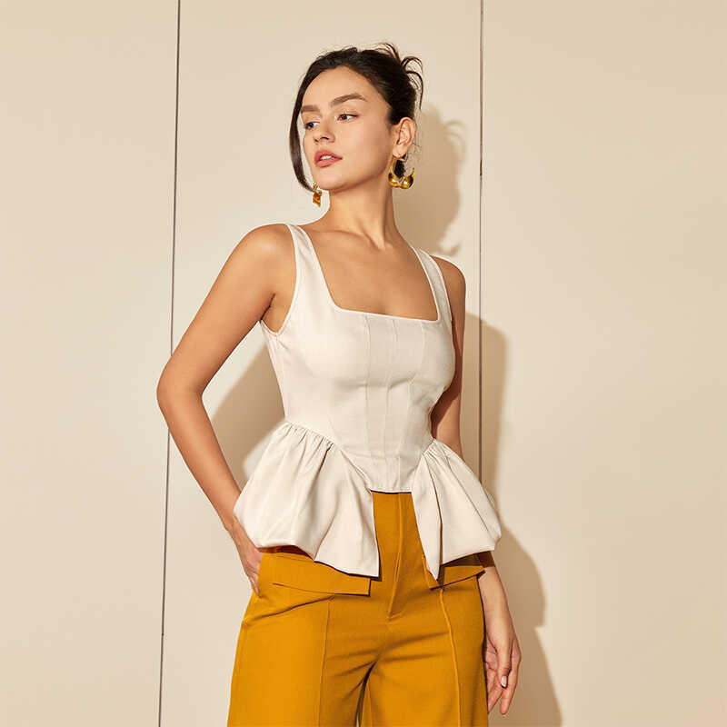 Women's Top Shirt Spaghetti-strap Vest