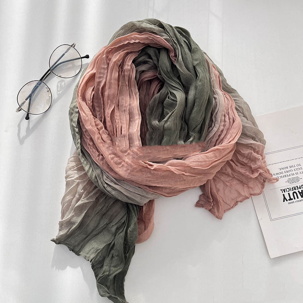 Matching Autumn And Winter Cotton And Linen Feel Long Strip