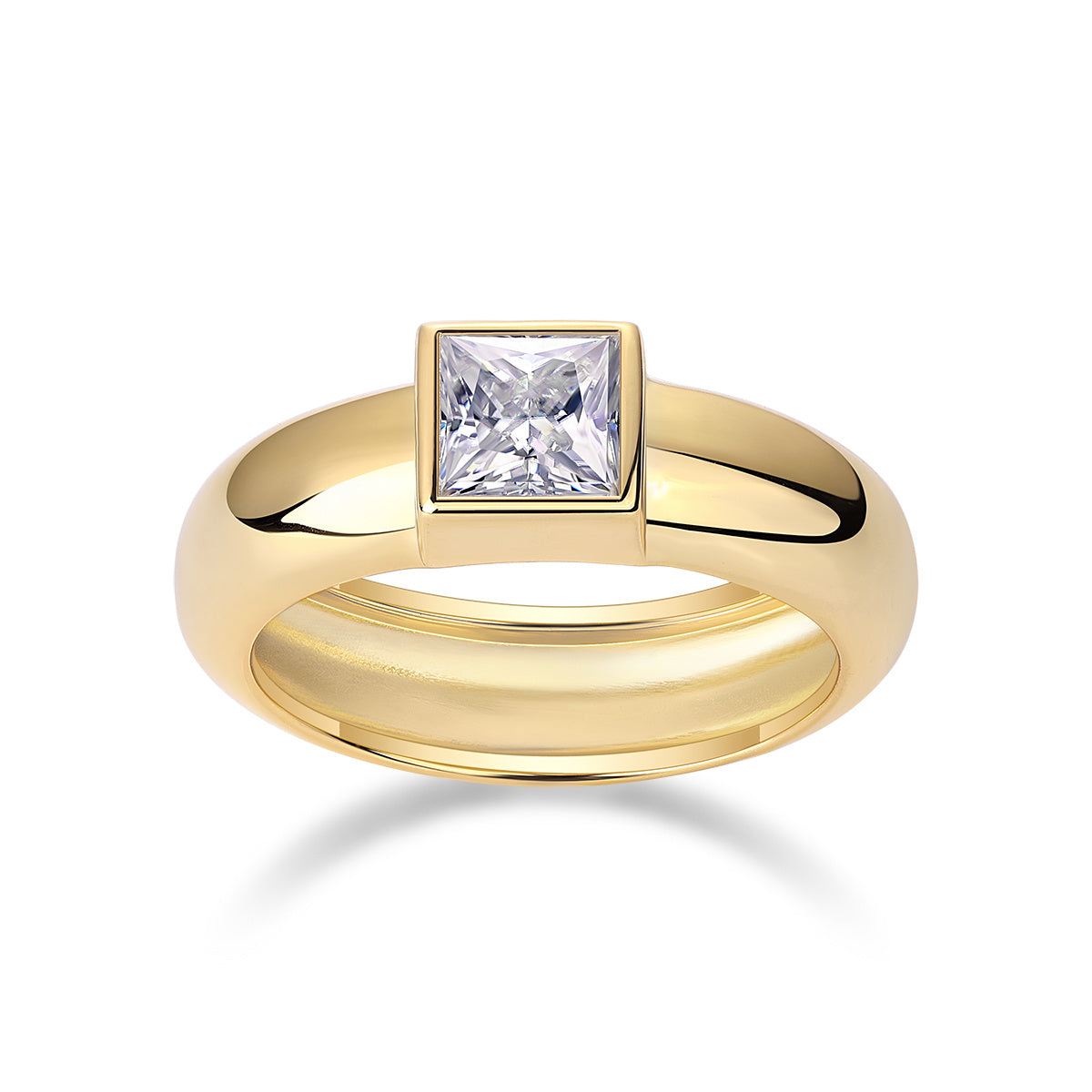 Square Diamond Ring