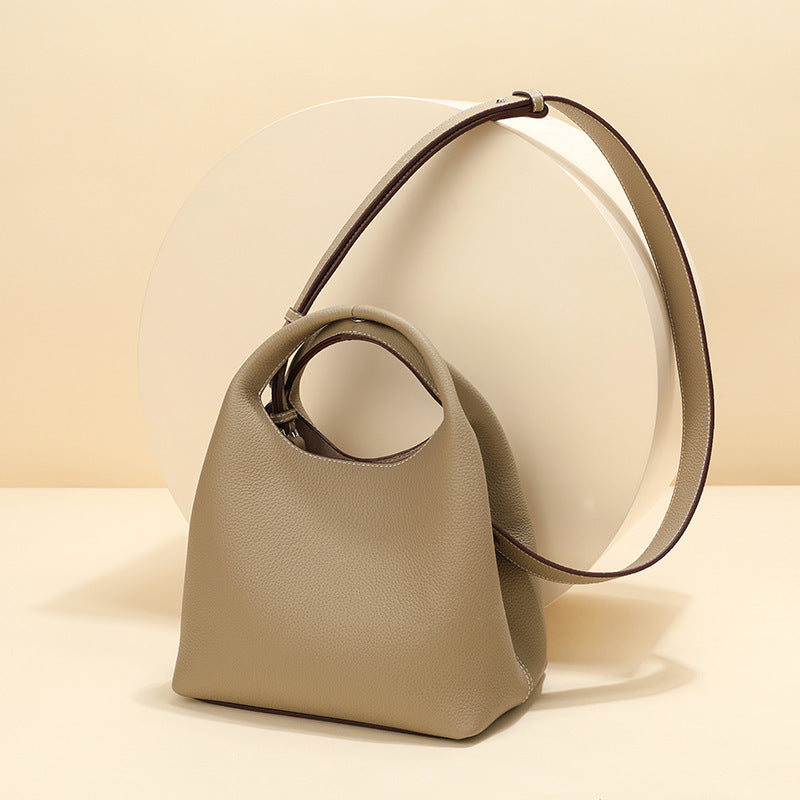 Women's Fashionable Cowhide Leather Crossbody Bag