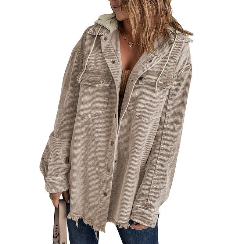 New Women's Cardigan Hooded Coat