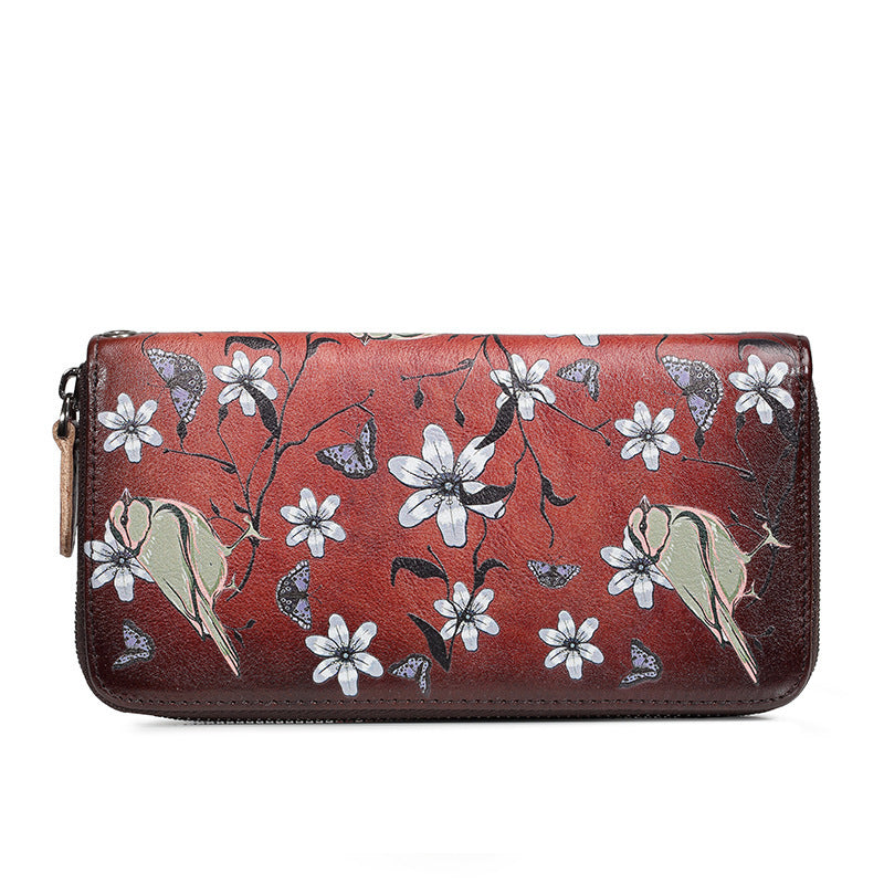 Women's Fashion Vintage Cowhide Wallet