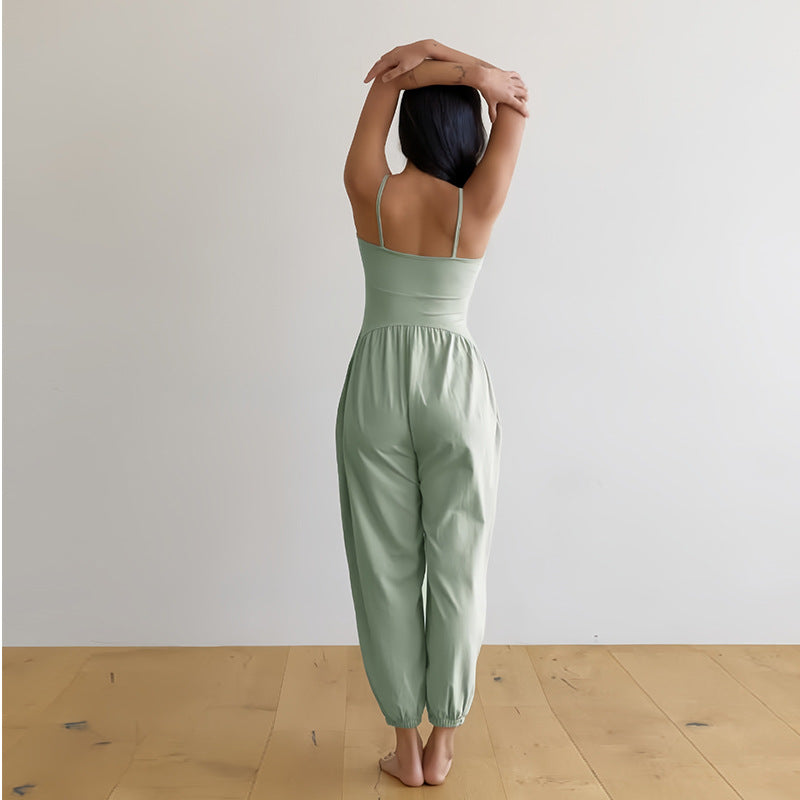 Women's Fitness Sports One-piece Jumpsuit