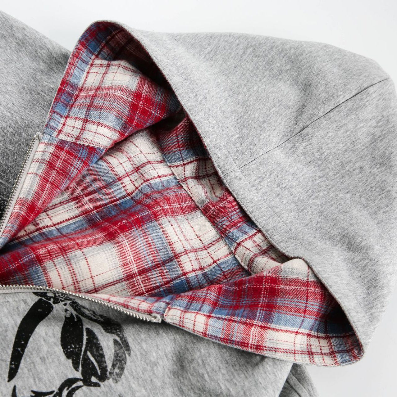 American Retro Loose Double-sided Hoodie Coat