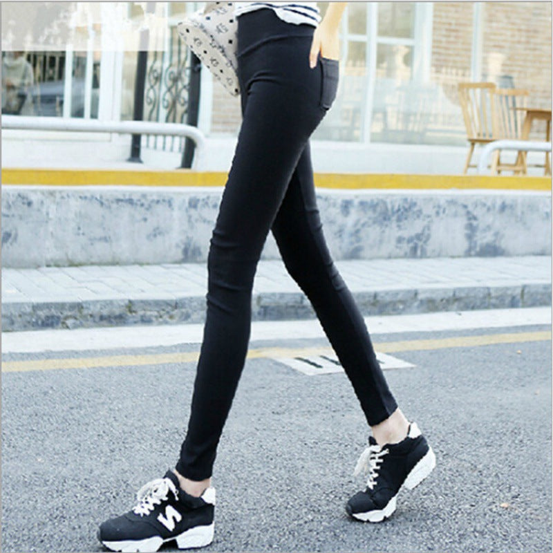 Stretch Casual Back Pocket Pants