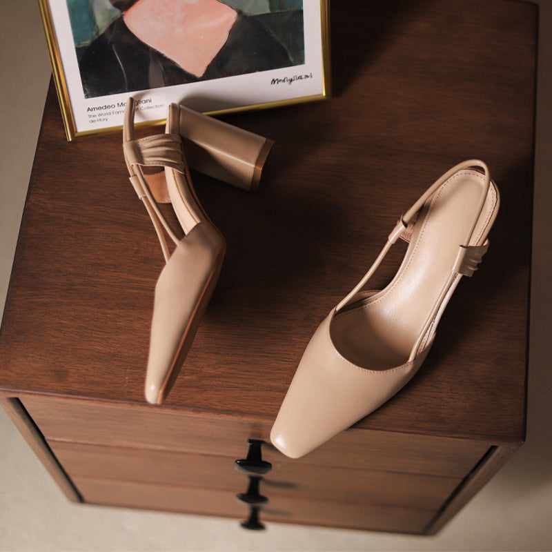 Heel Cool Pumps Full Leather