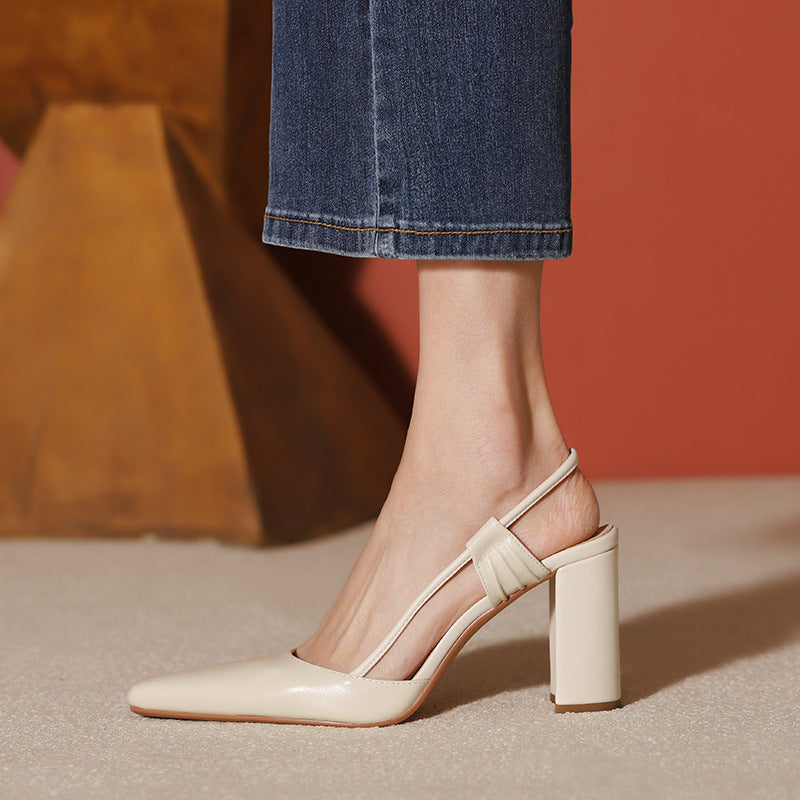 Heel Cool Pumps Full Leather