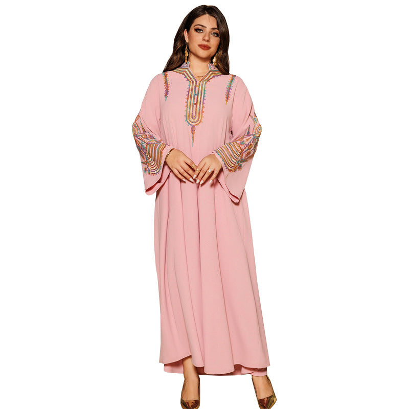 Women's Embroidered Rope Embroidered Dress