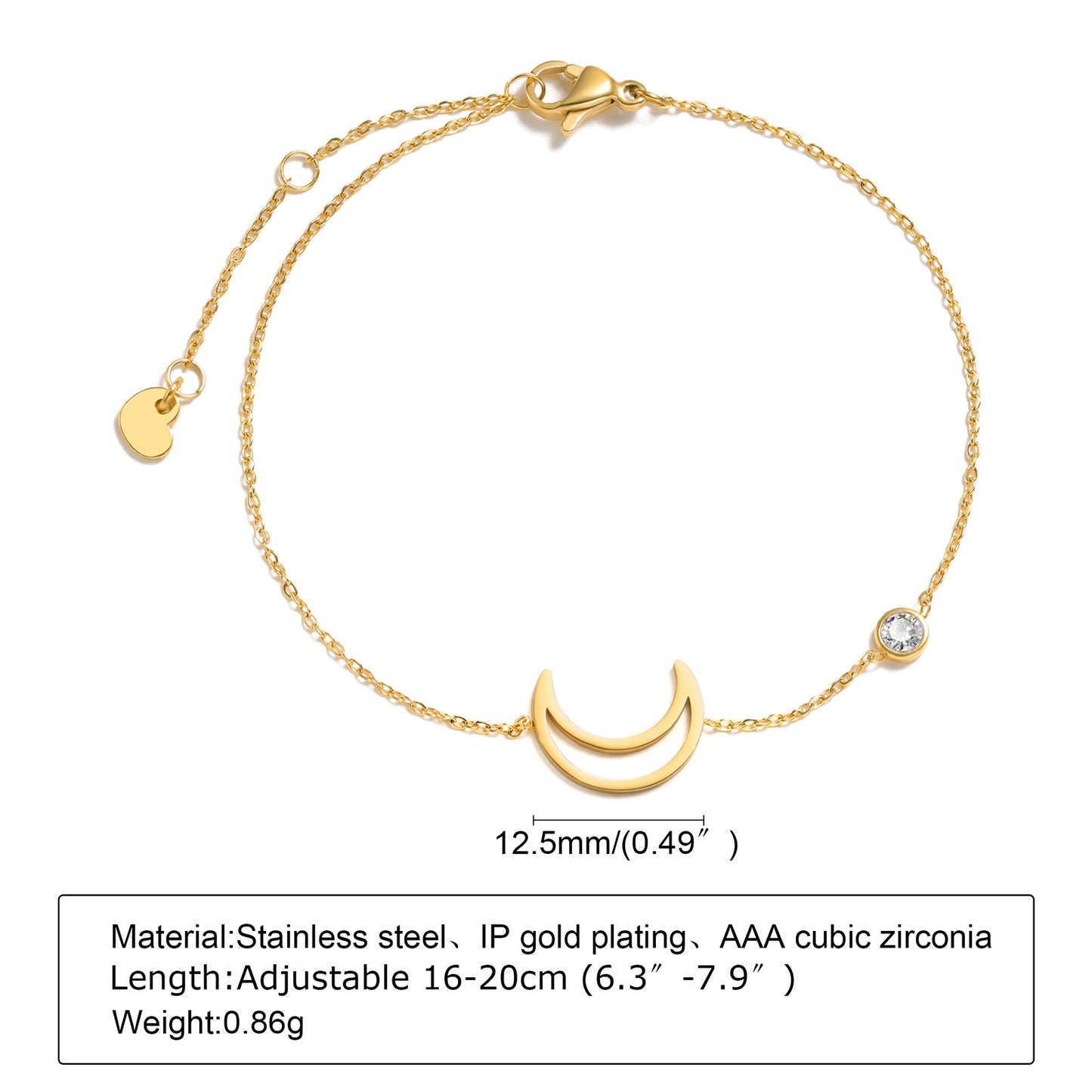 Simple Stainless Steel Thin Bracelet