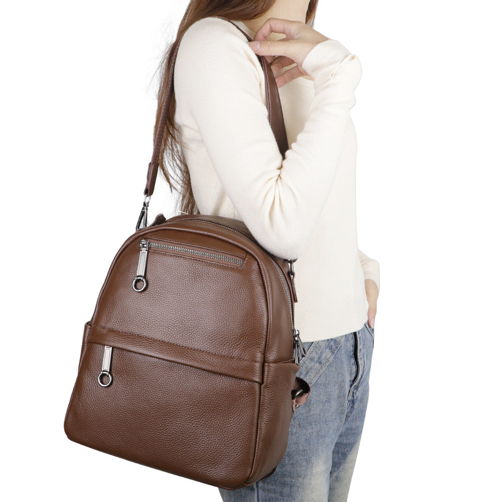 Cowhide Women's Backpack