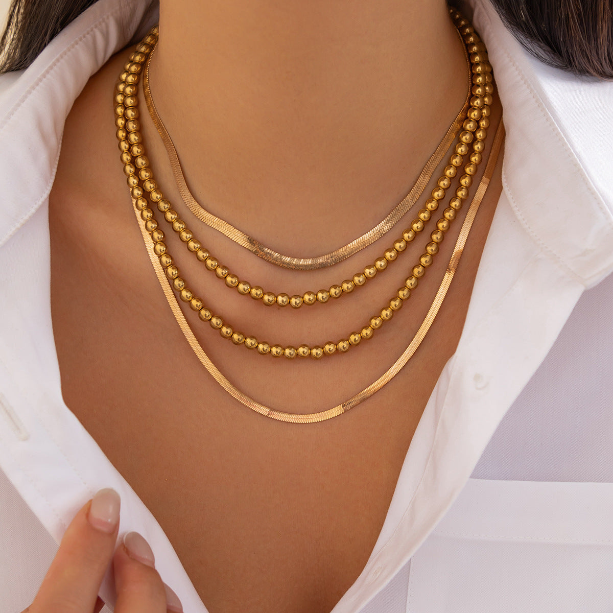 Hip Hop Beaded Chain