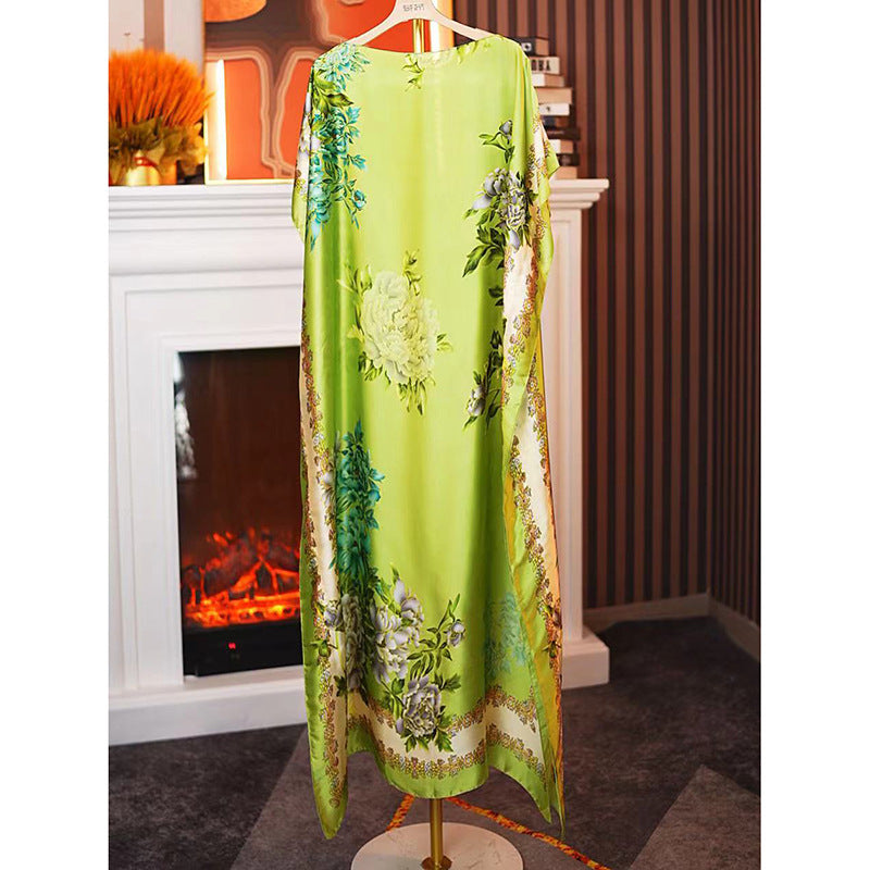 Women's Split Shawl With Contrast Color