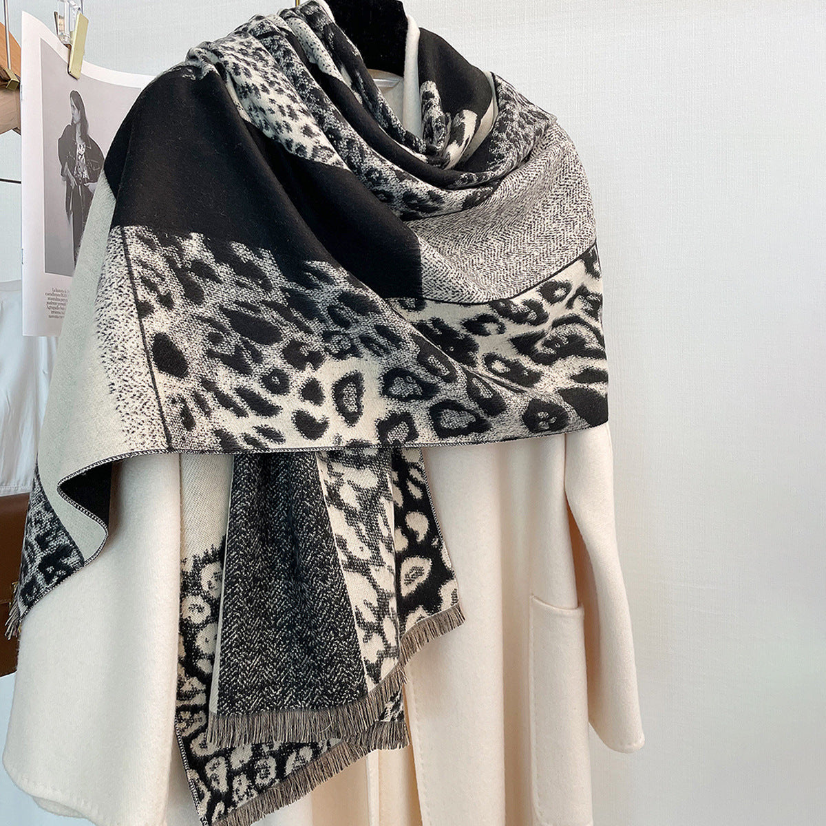 Leopard Print Scarf
