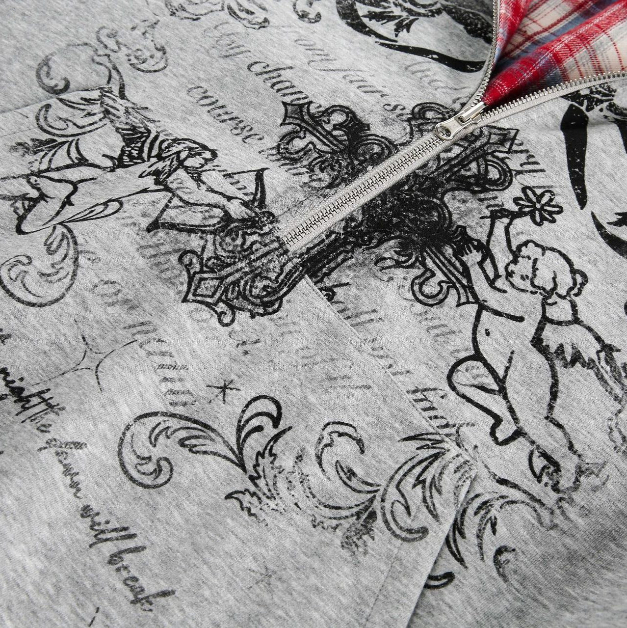 American Retro Loose Double-sided Hoodie Coat