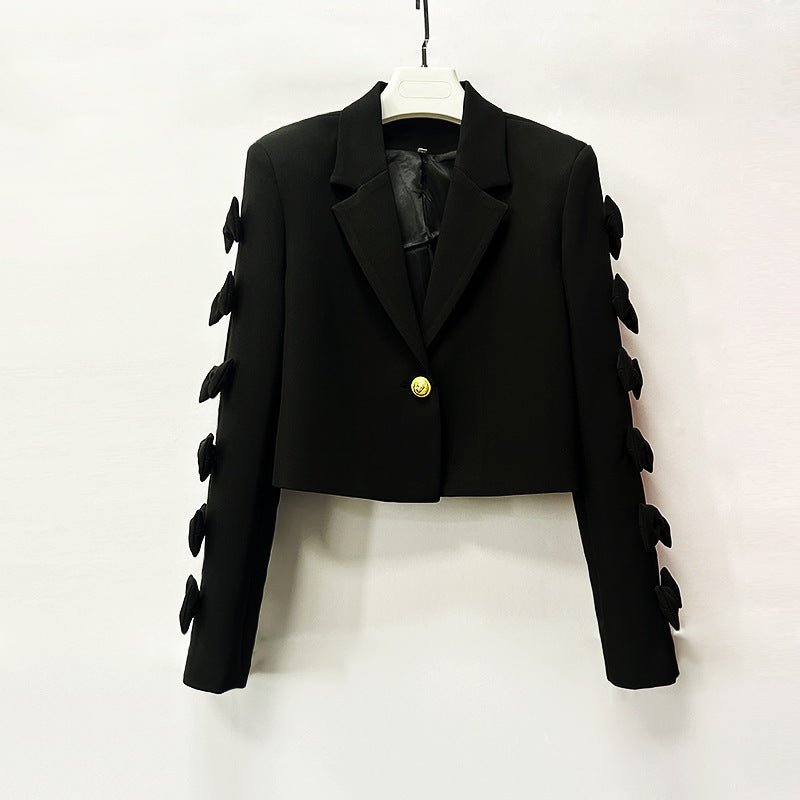 Light Luxury Slim Short Coat