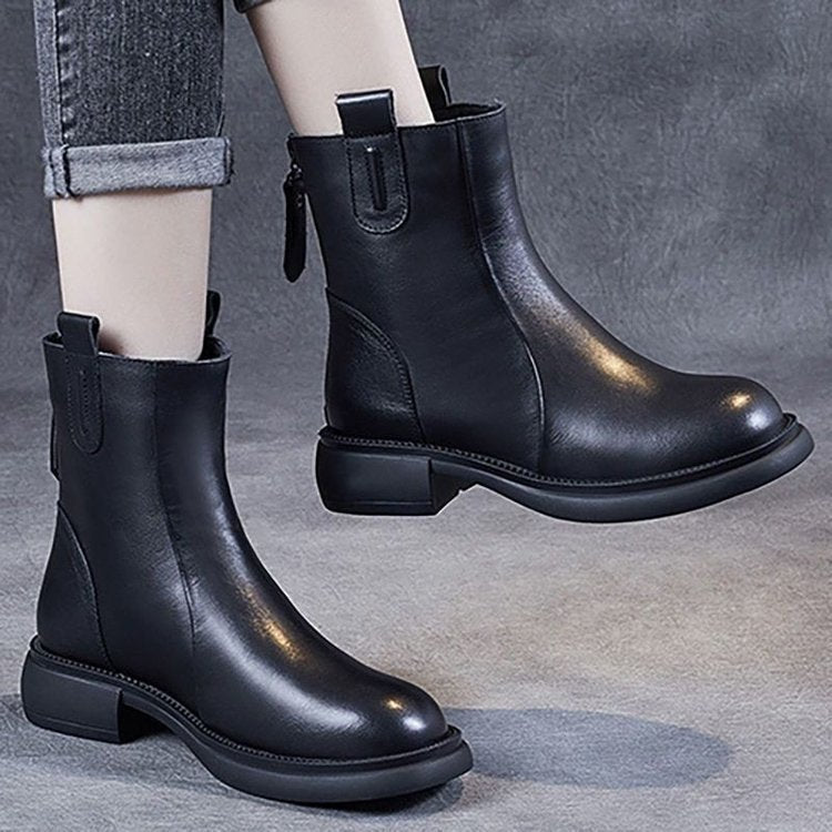 British Style Vintage Martin Boots Women