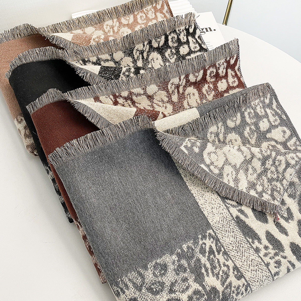Leopard Print Scarf