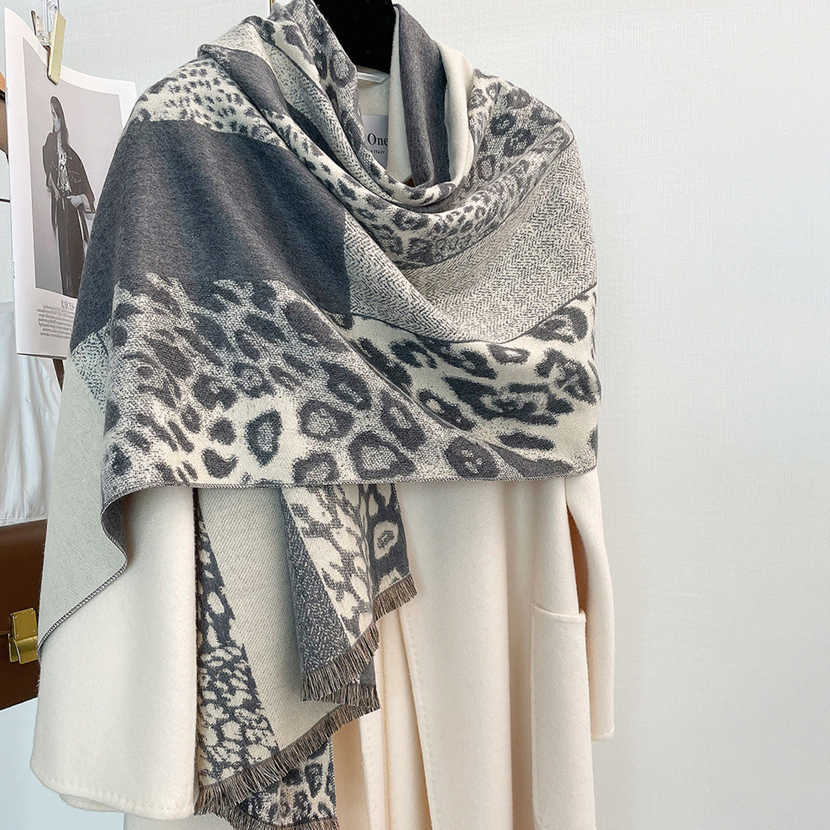 Leopard Print Scarf