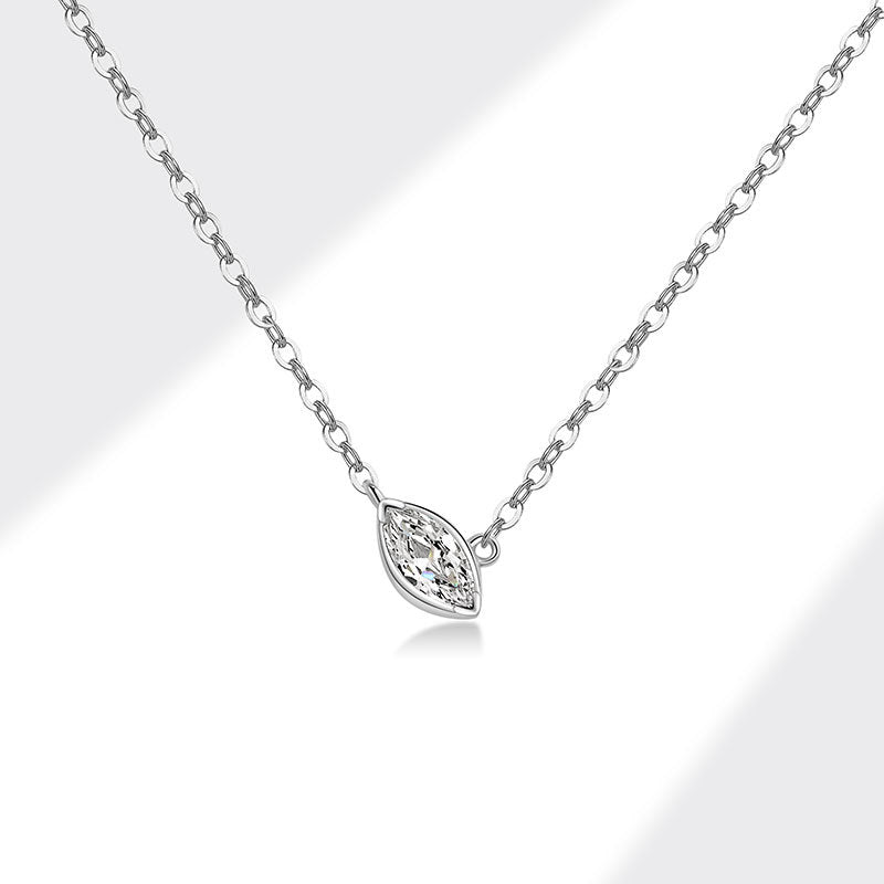 Sterling Silver Simple Geometric Necklace